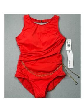 Magicsuit Women's Hyperlink Annette One-Piece Swimsuit - Persimmon 12 $182